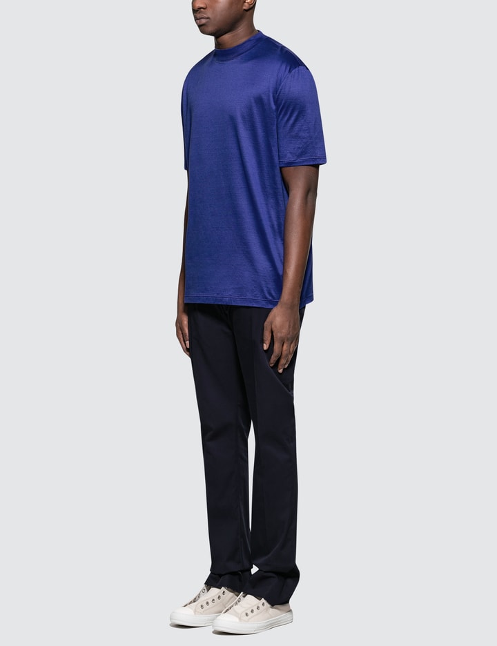 High Collar Reg Fit Mercerized S/S T-Shirt Placeholder Image