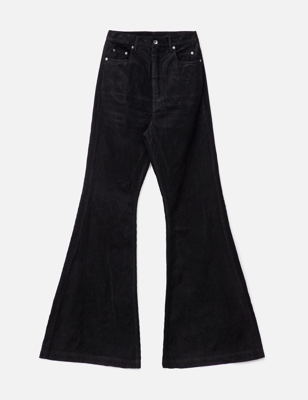 リックオウエンス・ダークシャドウ - BOLAN BOOTCUT IN BLACK FOIL 