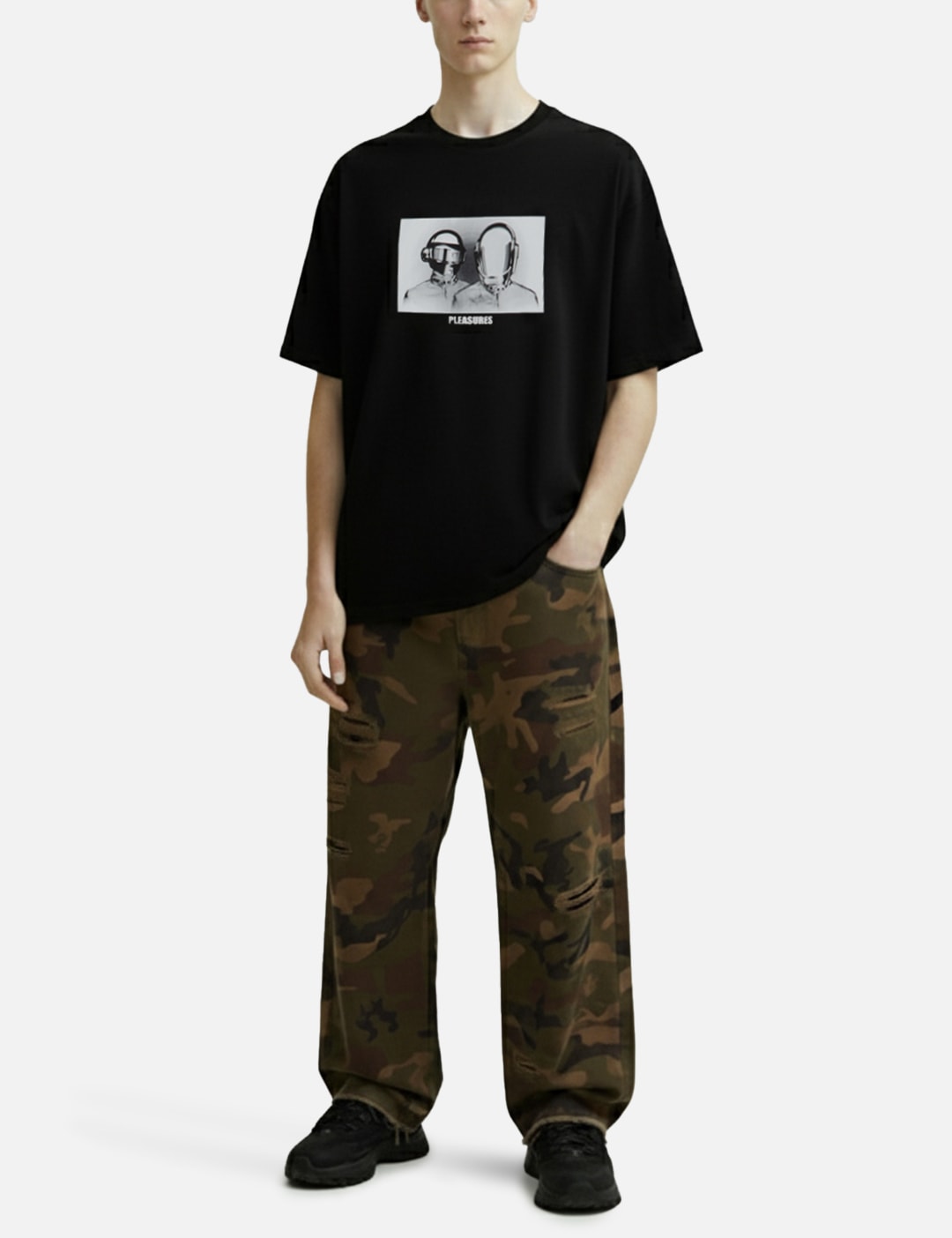 X Daft Punk Inverted T-Shirt view 20