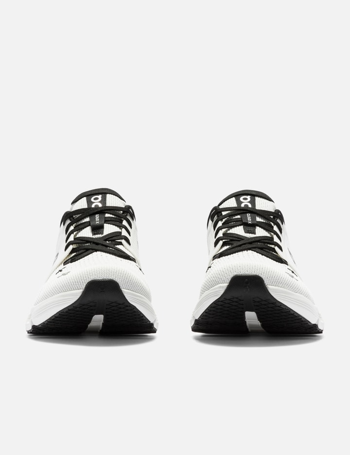 On Cloud X 4 Rubber-trimmed Mesh Running Sneakers In White