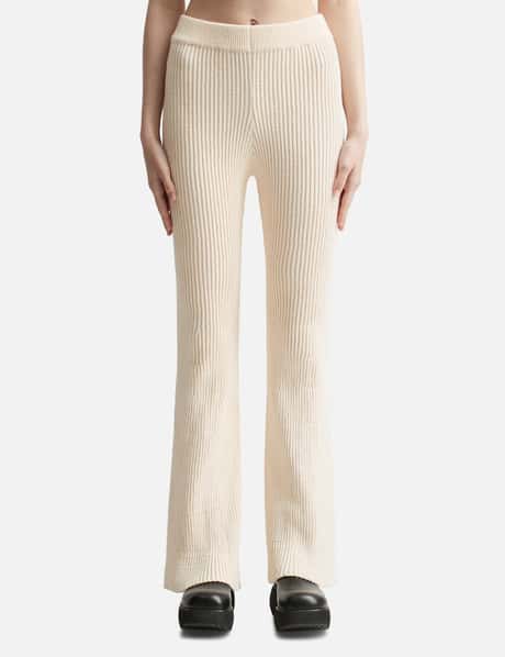 Ami RIBBED TROUSERS
