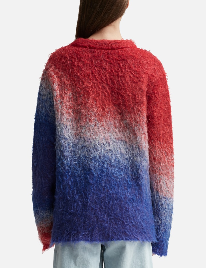 Unisex Degrade V-Neck Knit Sweater Placeholder Image