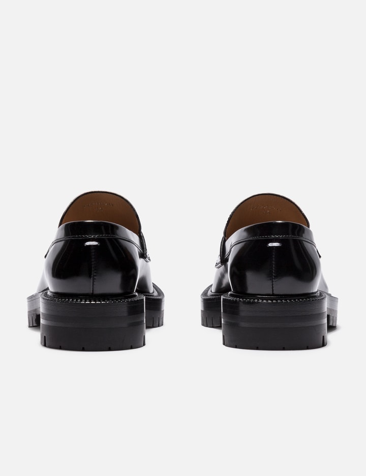 Shop Maison Margiela Tabi Loafers In Black