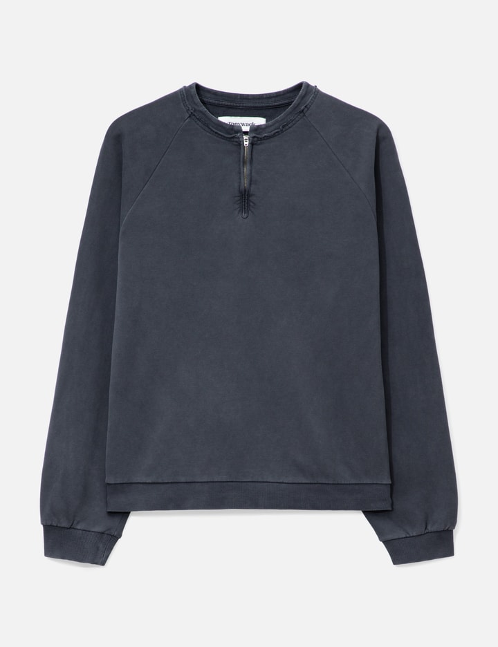 Tonywack Garment Dyed Zip Sweatshirt