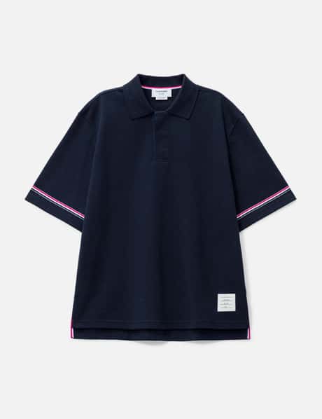 Thom Browne RWB Stripe Polo Shirt