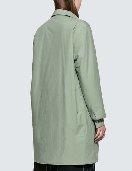 Lightly Padded Oversized Shirt With Slits view 9