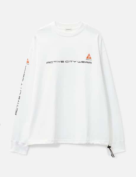 CLESSTE “Active City Wear”  Massive Long Sleeve T-shirt With Drawstrings