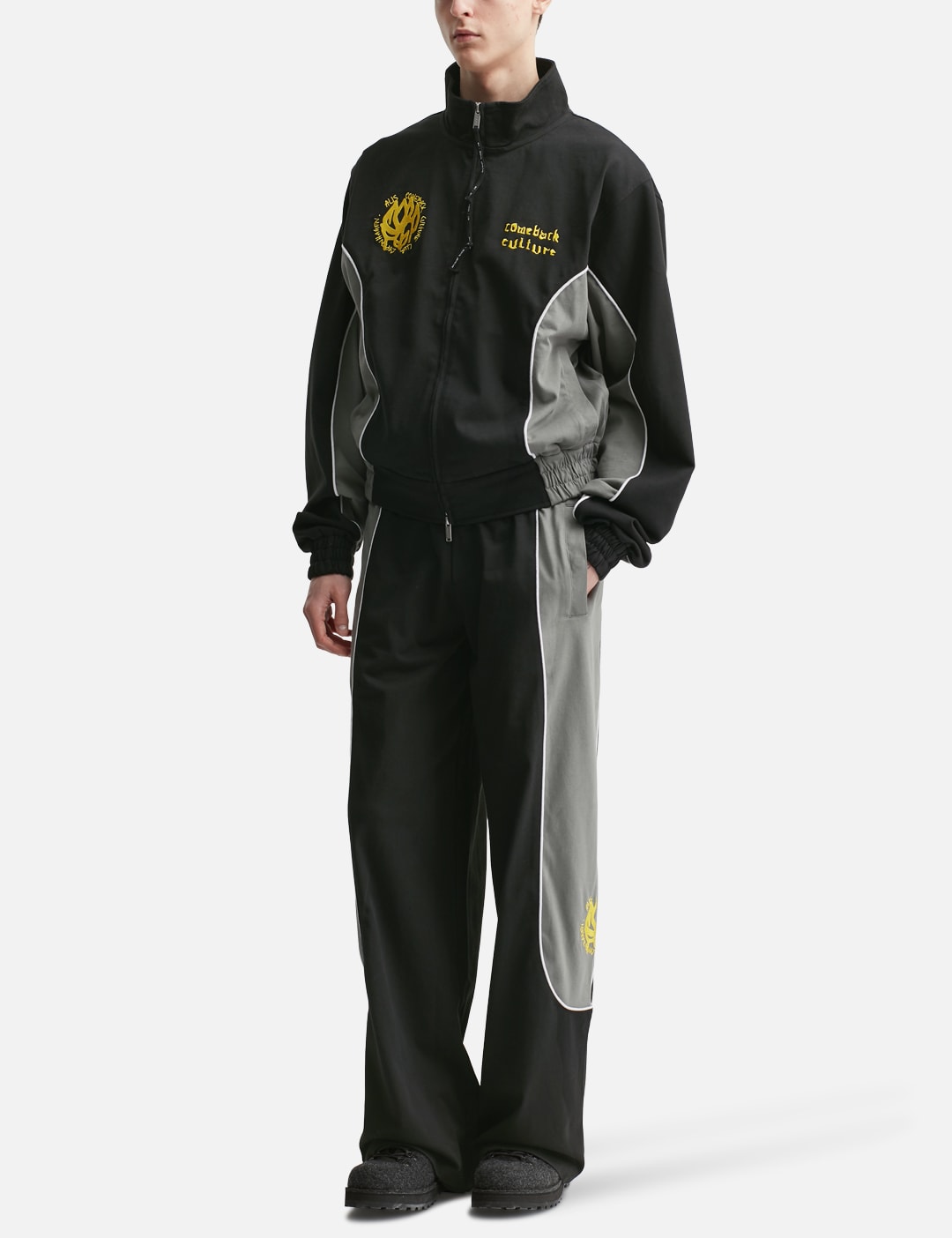 Hristo Tony Fit Track Top With Embroidery view 15