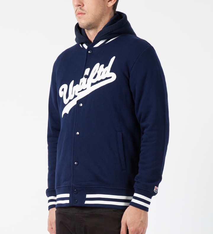 Navy Script Varsity Jacket Placeholder Image