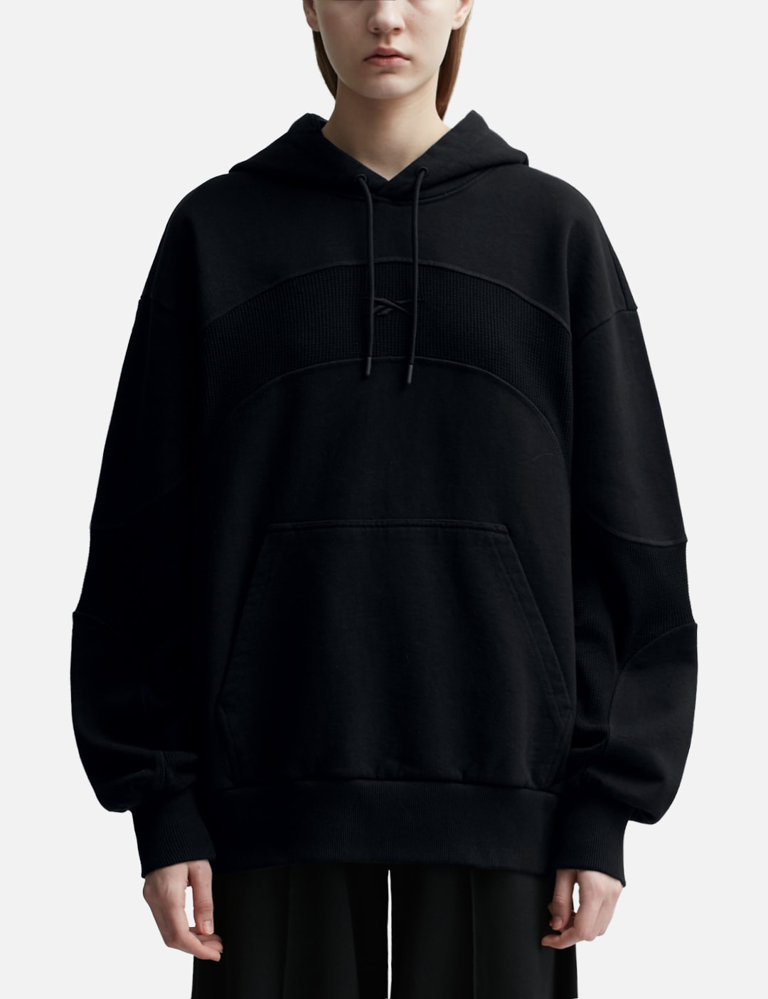 Waffle Pattern Hoodie view 13
