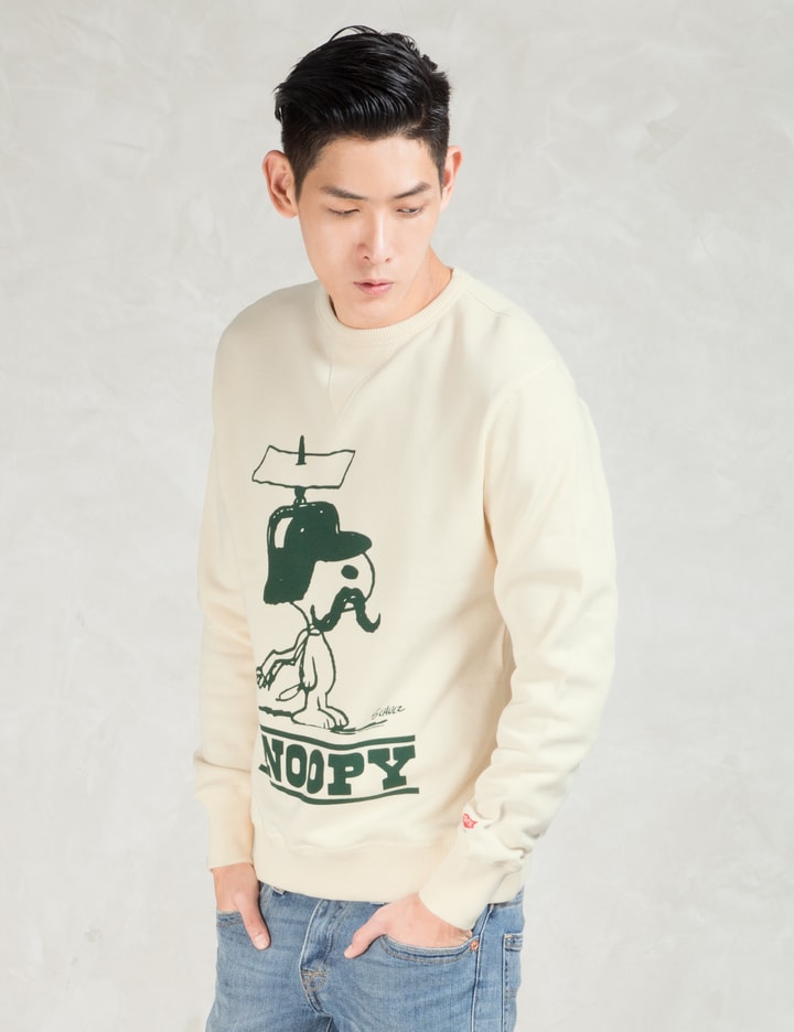 White Snoopy In Disguise Sweatshirt Placeholder Image