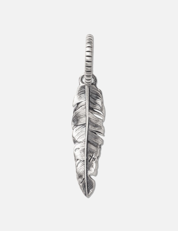 POLYTERU 925 Silver Pendant Feather
