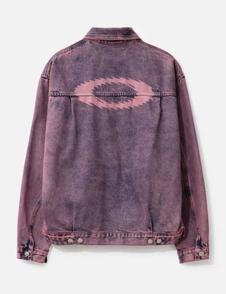 Denim Jacket Mens Lilac Jacket ASOS DESIGN Oversized Western