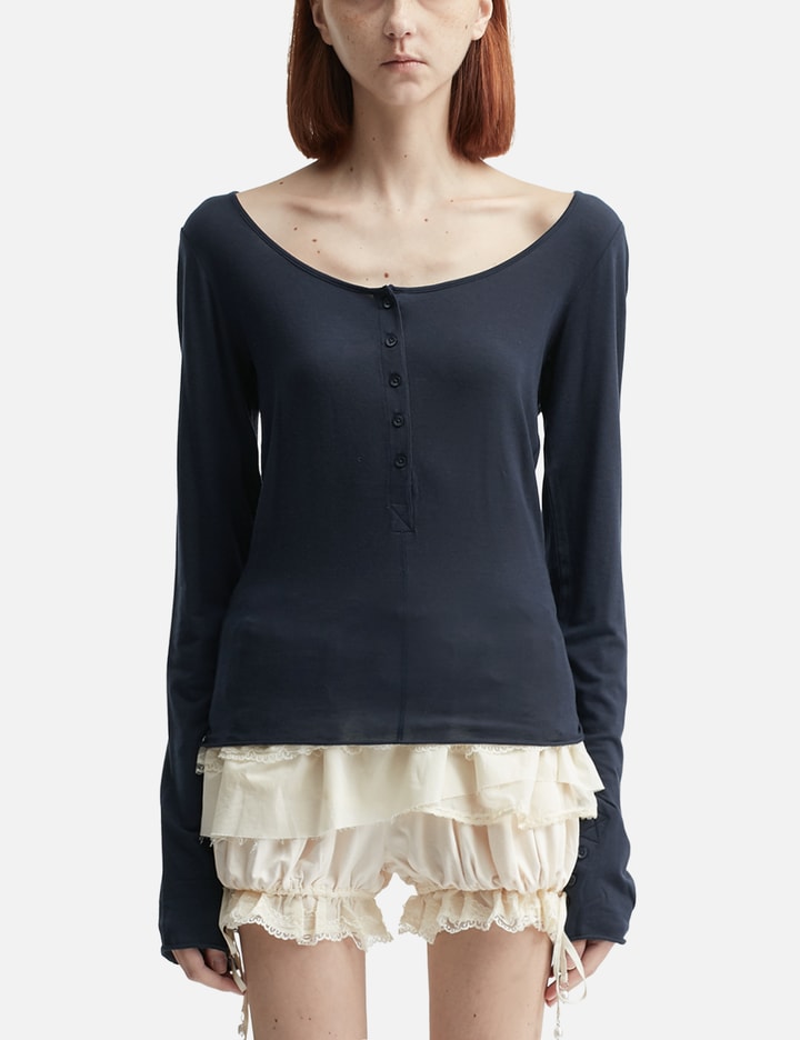 Fade Button Long Sleeve Placeholder Image