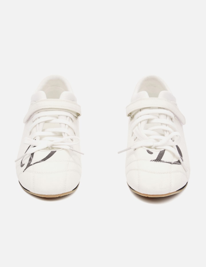 D Logo Lace Up Mozzi Shoes In White Placeholder Image