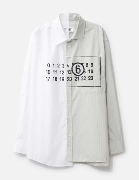 MM6 Maison Margiela Asymmetric Cotton Poplin Shirt