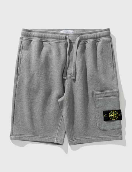 Stone Island Brushed Cotton Bermuda Shorts