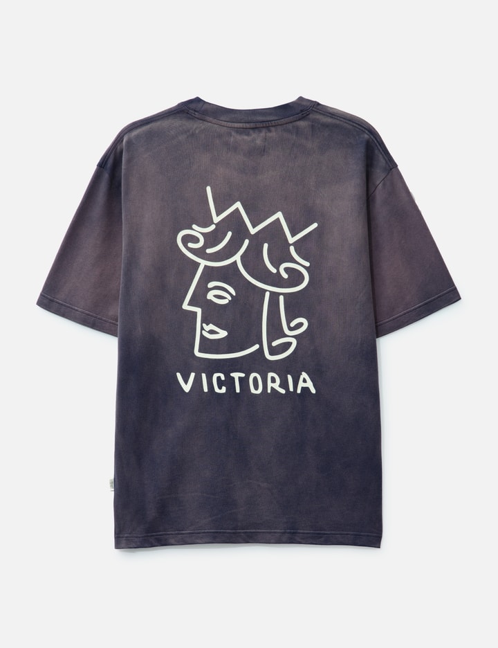 Sun Faded Queenhead Logo Short Sleeve T-shirt Placeholder Image