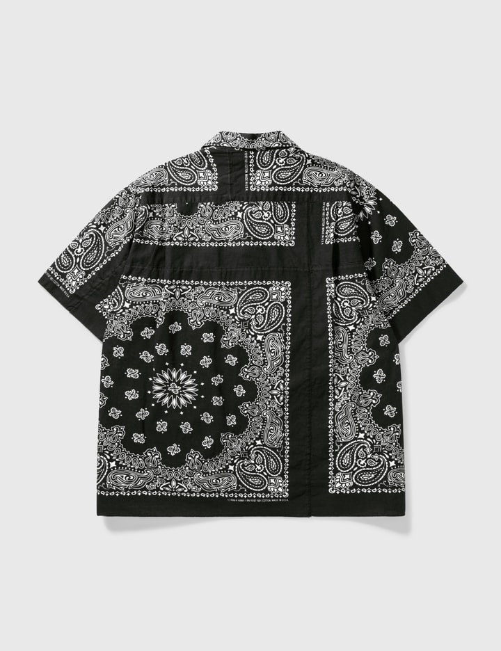 "Monk" Patch Worked Bandana Shirt Placeholder Image