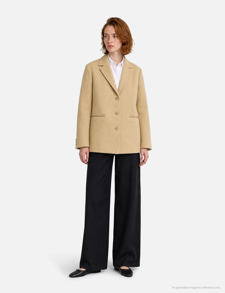 Moondal Hannah Wool Jacket In Beige