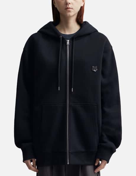 Maison Kitsuné Bold Fox Head Patch Comfort Zipped Hoodie