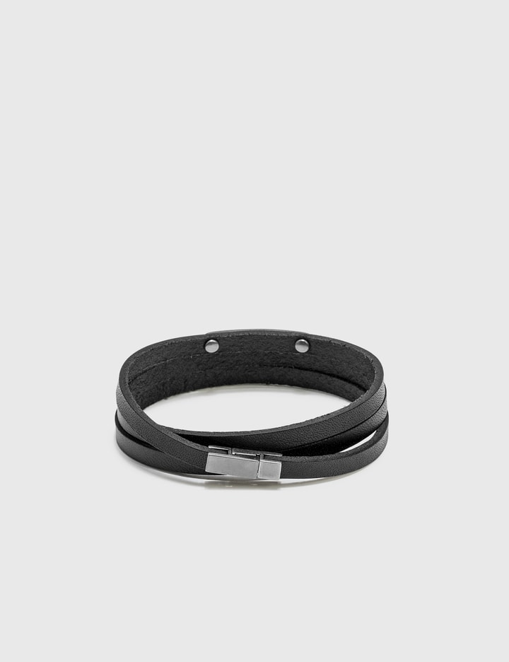 Narrow Multi-Wrap Leather Bracelet Placeholder Image