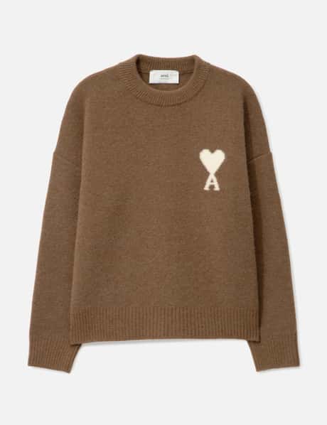 Ami Alpaca Ami De Coeur Crewneck Sweater