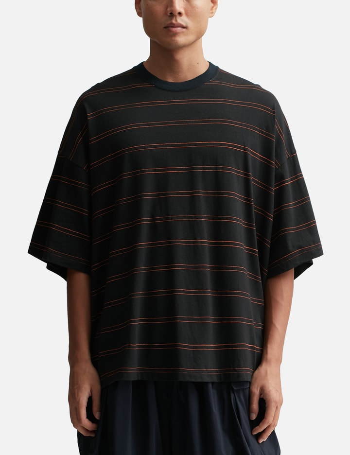 Oversized Striped Short Sleeve T-shirt Placeholder Image