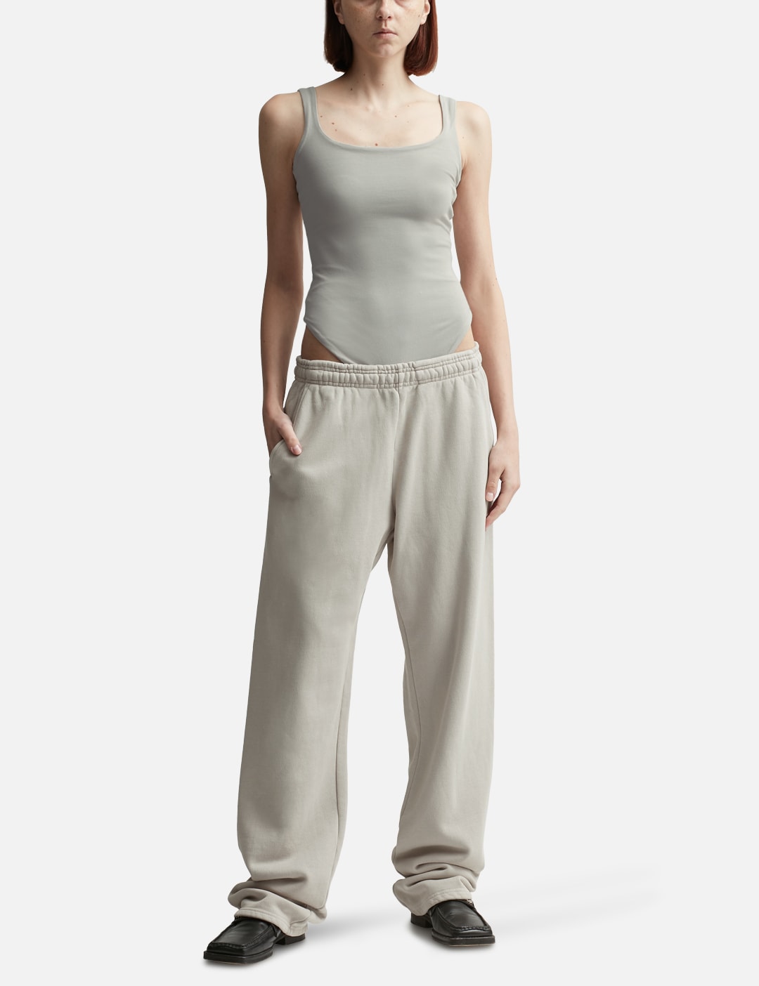 Square Neck Bodysuit (Cotton Spandex) view 15