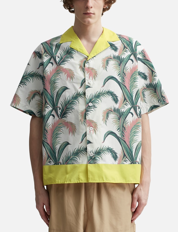 Maison Kitsuné x Hotel Olympia Palm Front Print Resort Shirt Placeholder Image