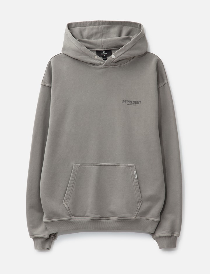 Represent Owners Club Hoodie In Gray