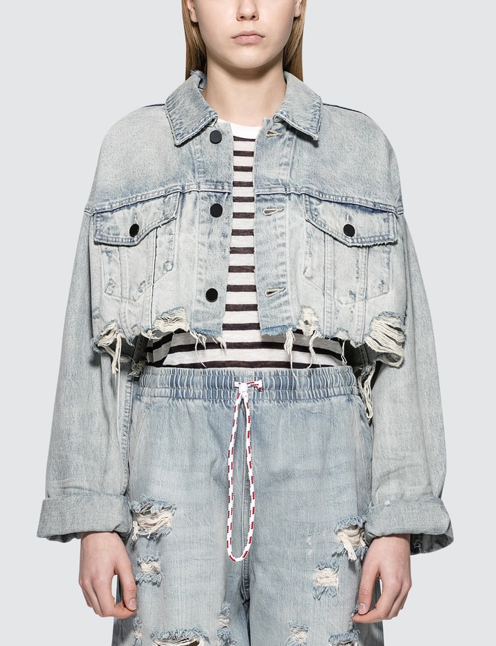 Blaze Crop Denim Jacket Placeholder Image