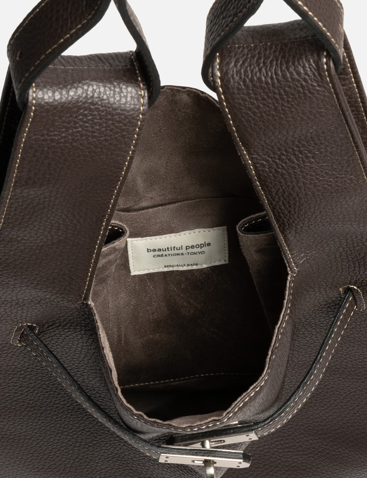 Beautiful People Large Market Bag In Shrink Leather