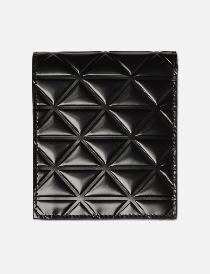 Shop Prada Brushed Leather Wallet In Black