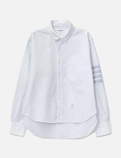 Thom Browne Oxford 4-Bar Shadow Pinstripe Shirt