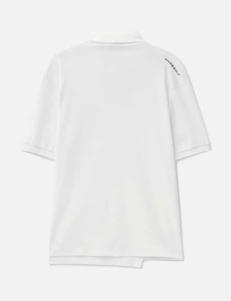 X POST ARCHIVE FACTION (PAF) Diagonal Polo T-Shirt view 12