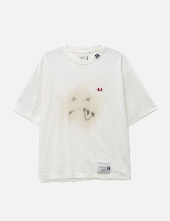 Miharayasuhiro Smily Face Printed T-shirt 2 In White