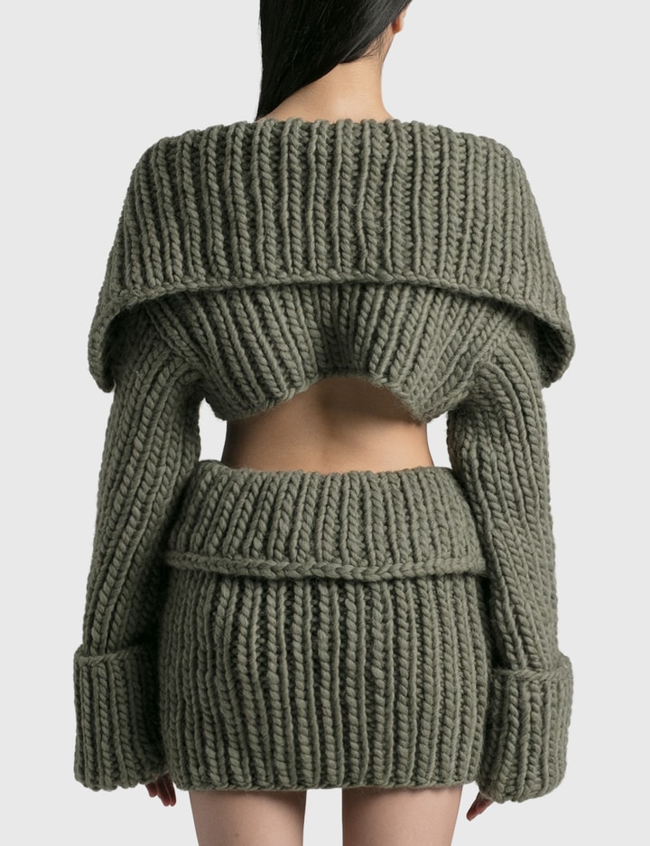 Knitted Cropped Cardigan Placeholder Image