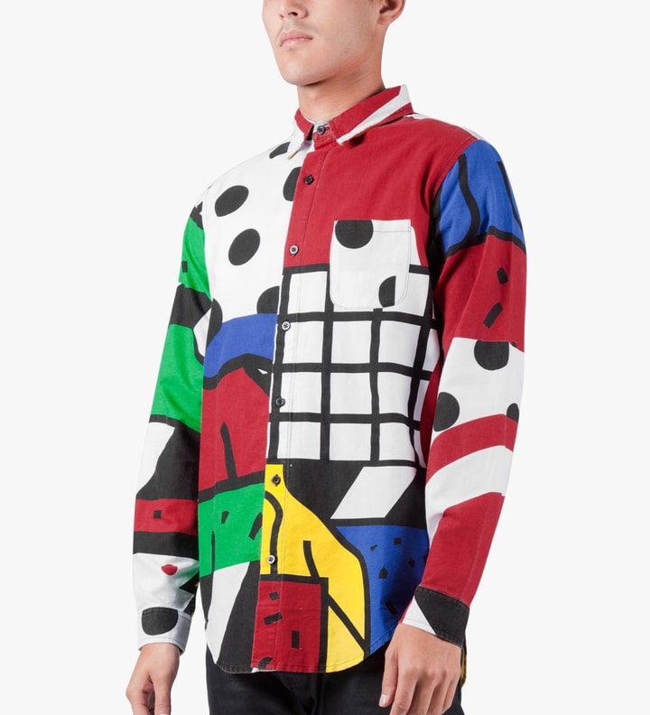 Multi Glitch L/S Shirt Placeholder Image