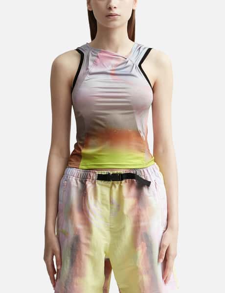 TheOpen Product ABSTRACT TWISTED SLEEVELESS