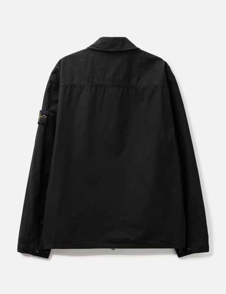 Mercerised Organic Cotton Ripstop Zip-Up Overshirt view 8