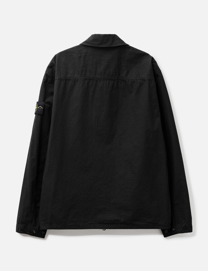 Stone Island Mercerised Organic Cotton Ripstop Zip-Up Overshirt