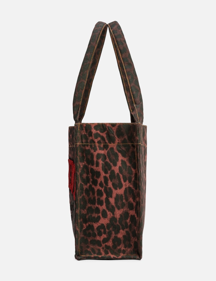 Red Leopard Print Canvas Tote Bag Placeholder Image