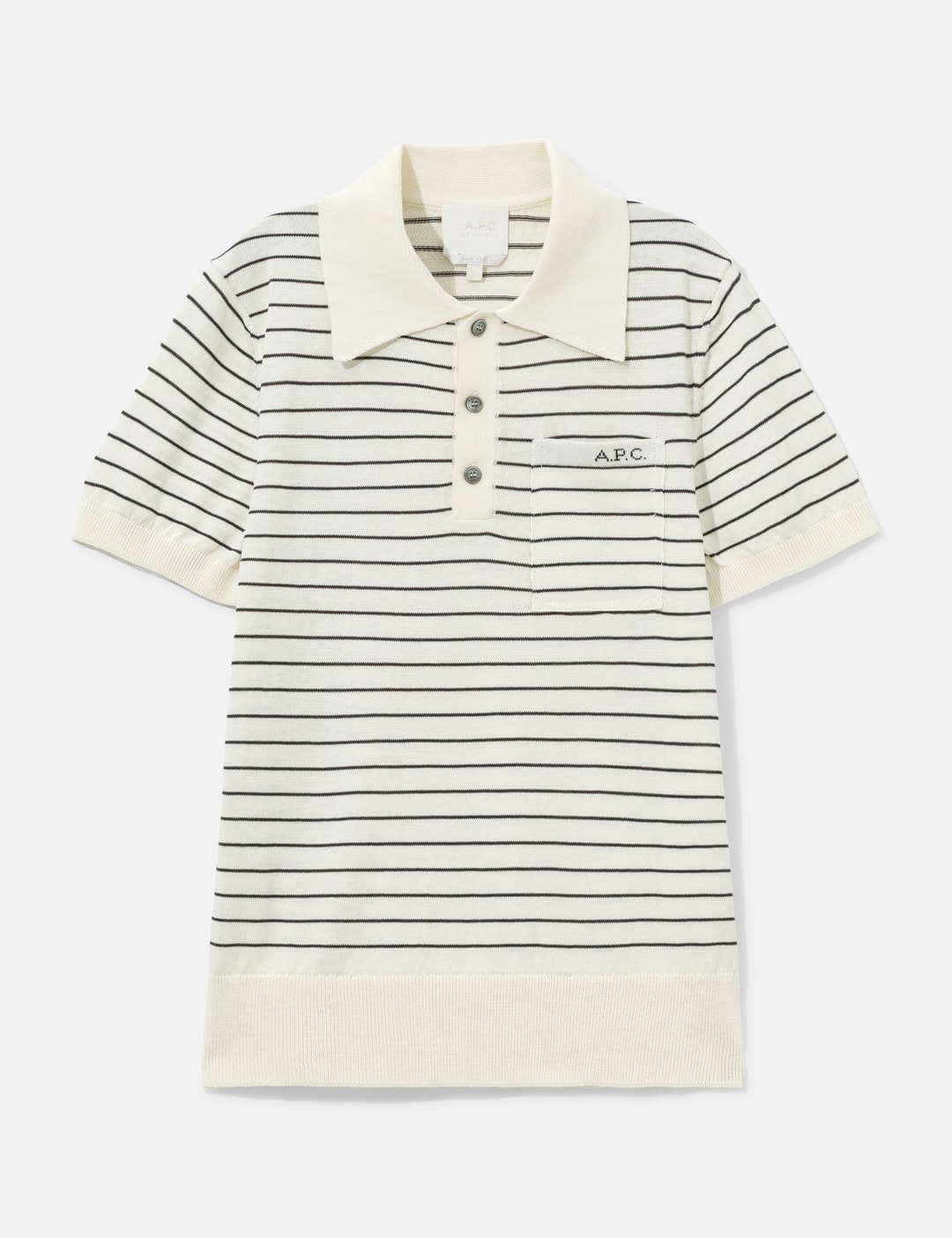 Fitted Striped Polo view 7