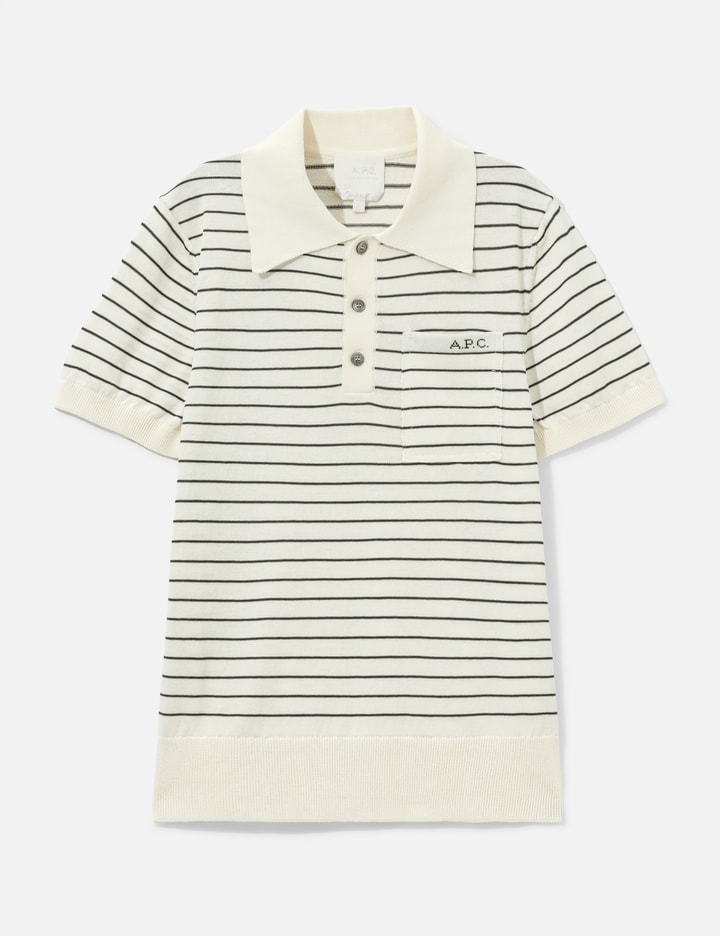 Fitted Striped Polo
