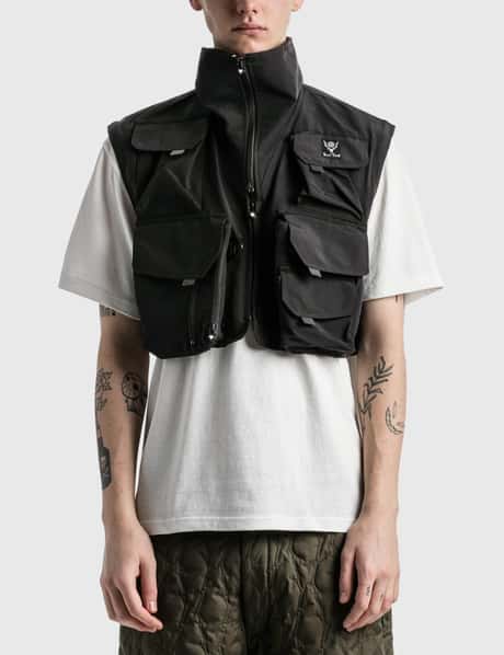 South2 West8 - グログラン フリース スリーブ テンカラ ショート  