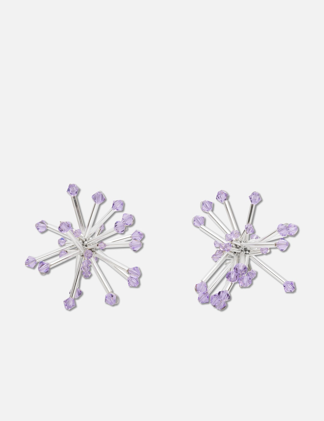 Allium Cepa Silver Minimus Earrings view 5