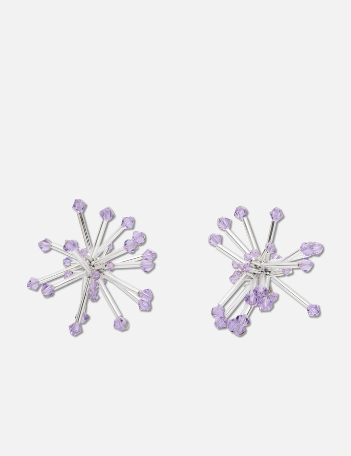Allium Cepa Silver Minimus Earrings
