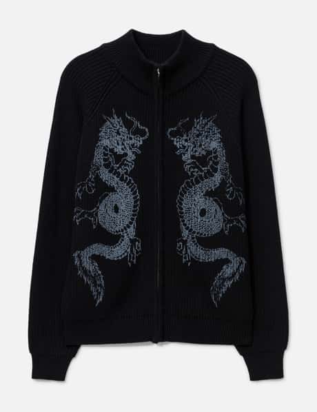 Butter Goods Dragon Zip-Thru Knit Sweater