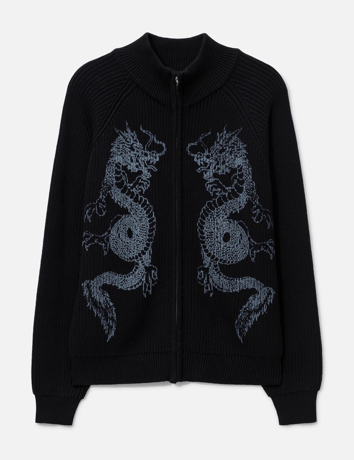 Dragon Zip-Thru Knit Sweater Placeholder Image